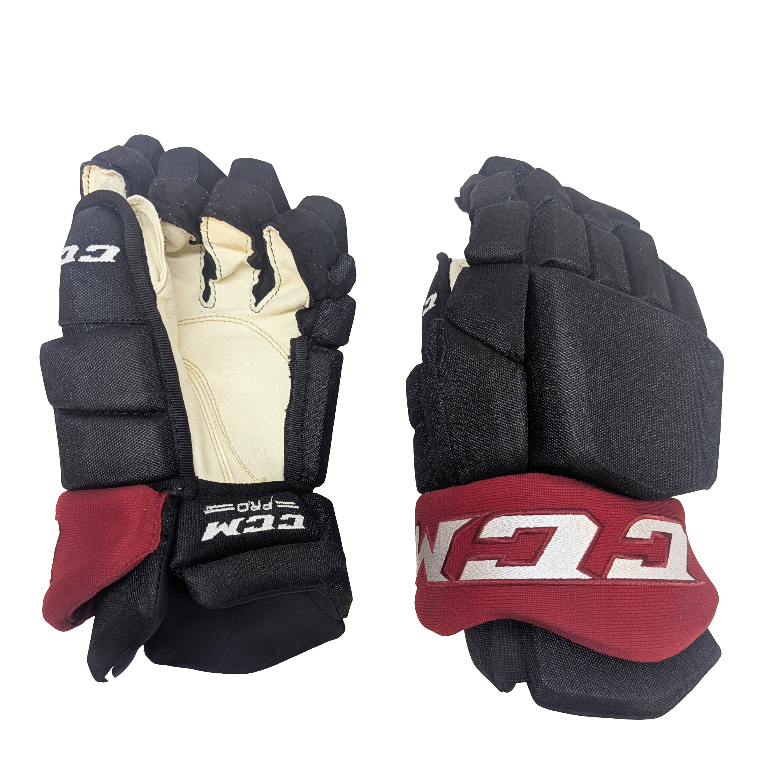 CCM HGTKPP - Gant NHL Pro Stock - Coyotes de l'Arizona (noir/bourgogne)